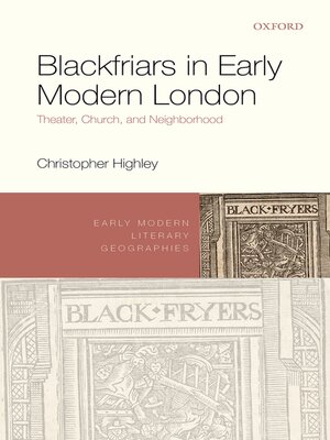 cover image of Blackfriars in Early Modern London